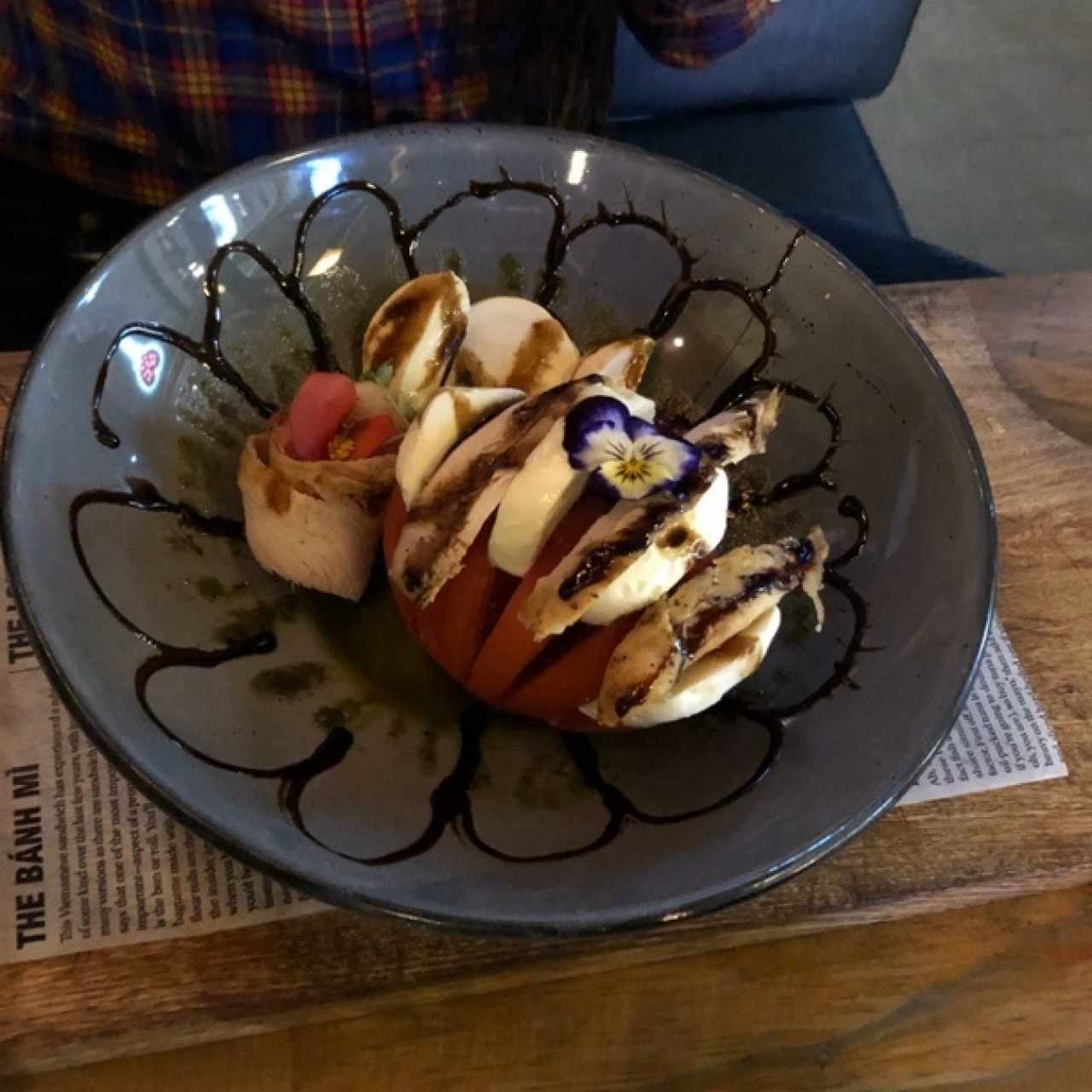 Ensalada Caprese con Pollo 