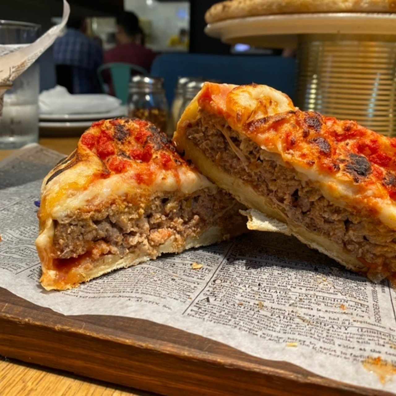 Pepperoni Pizza Burger