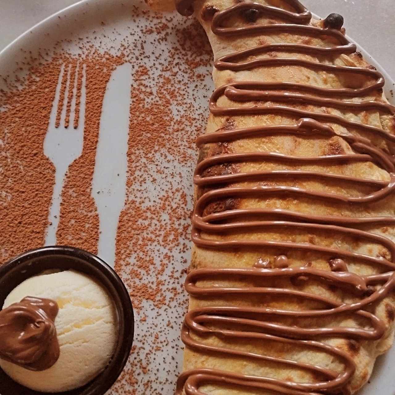 Postres - Calzone de Nutella