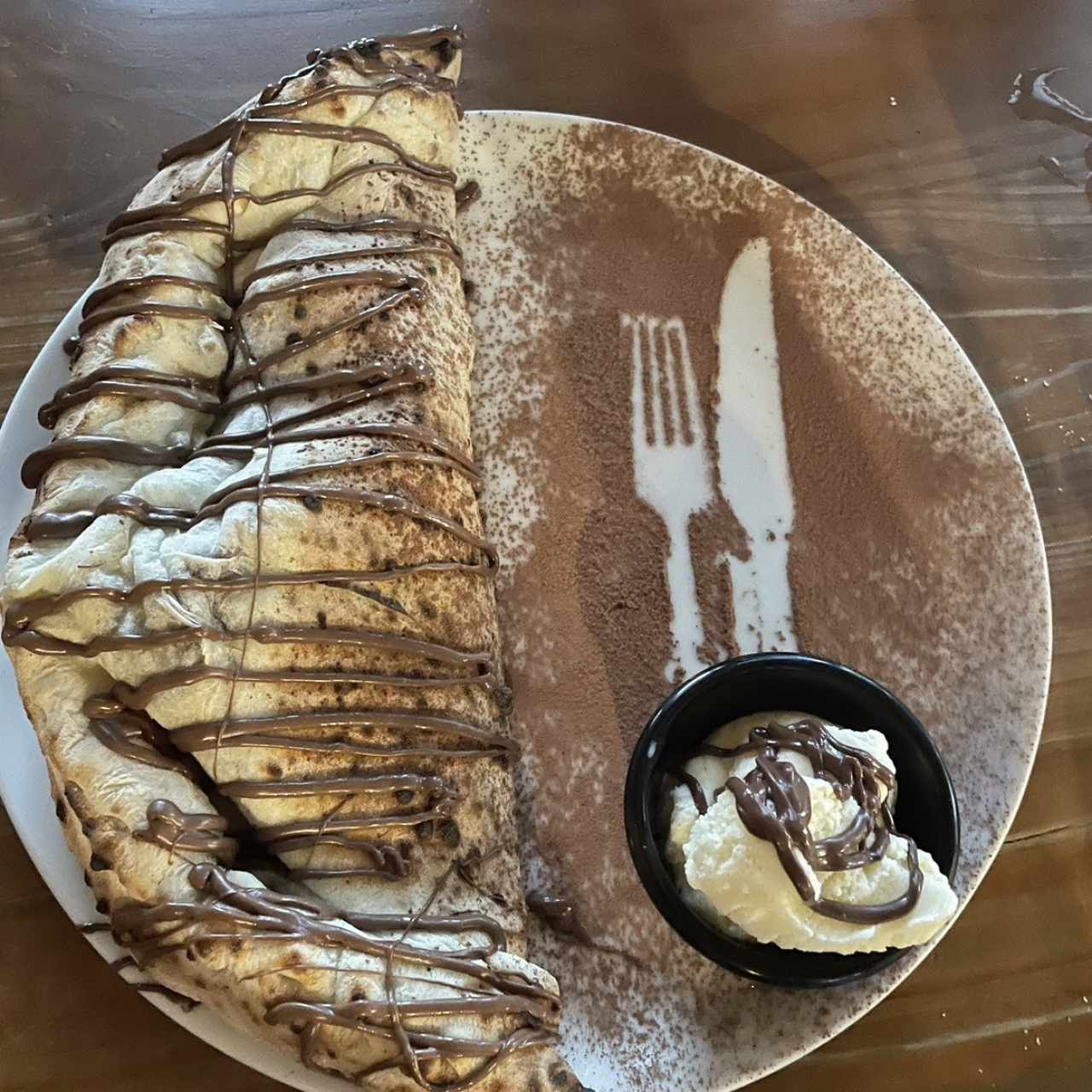 Postres - Calzone de Nutella