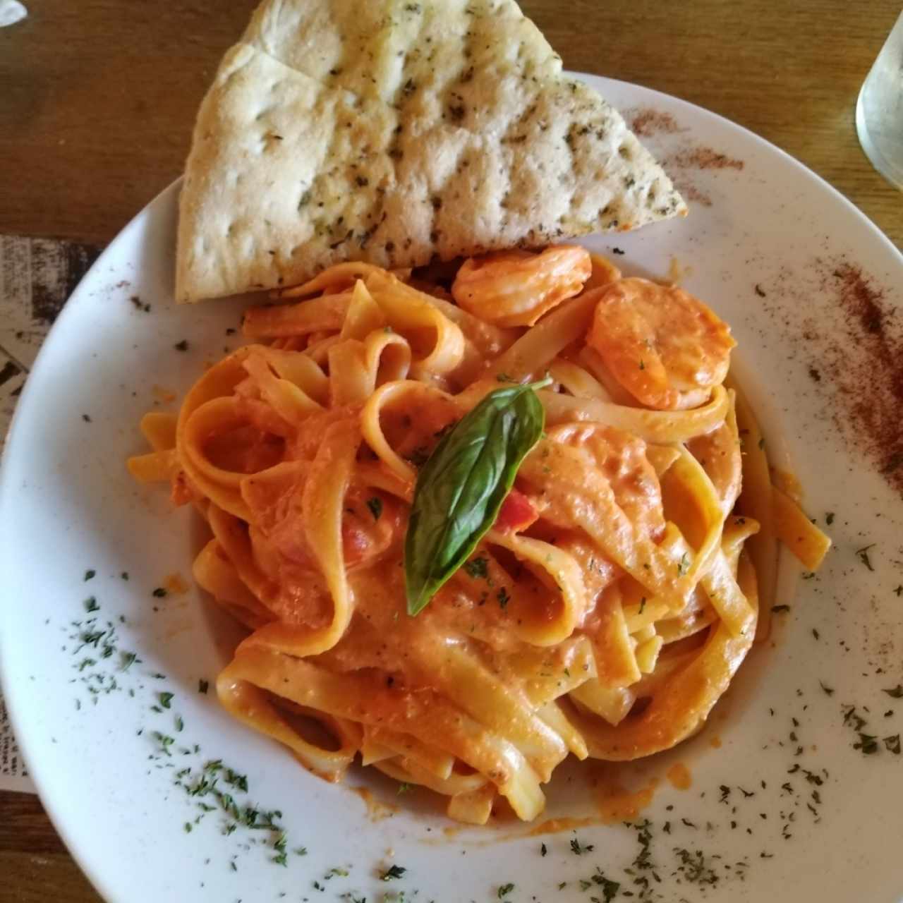 Fettuccini Gamberi Rosse