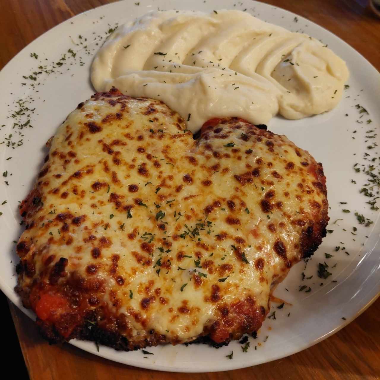 Milanesa de Pollo con Puré