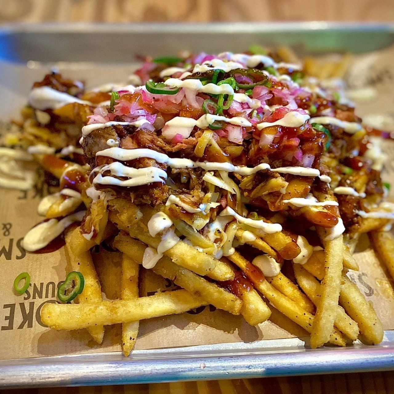 Pulled pork Fries 