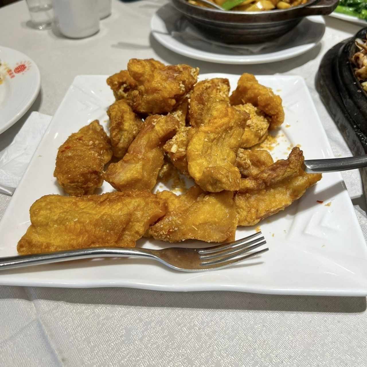 Costilla salteada con ajo