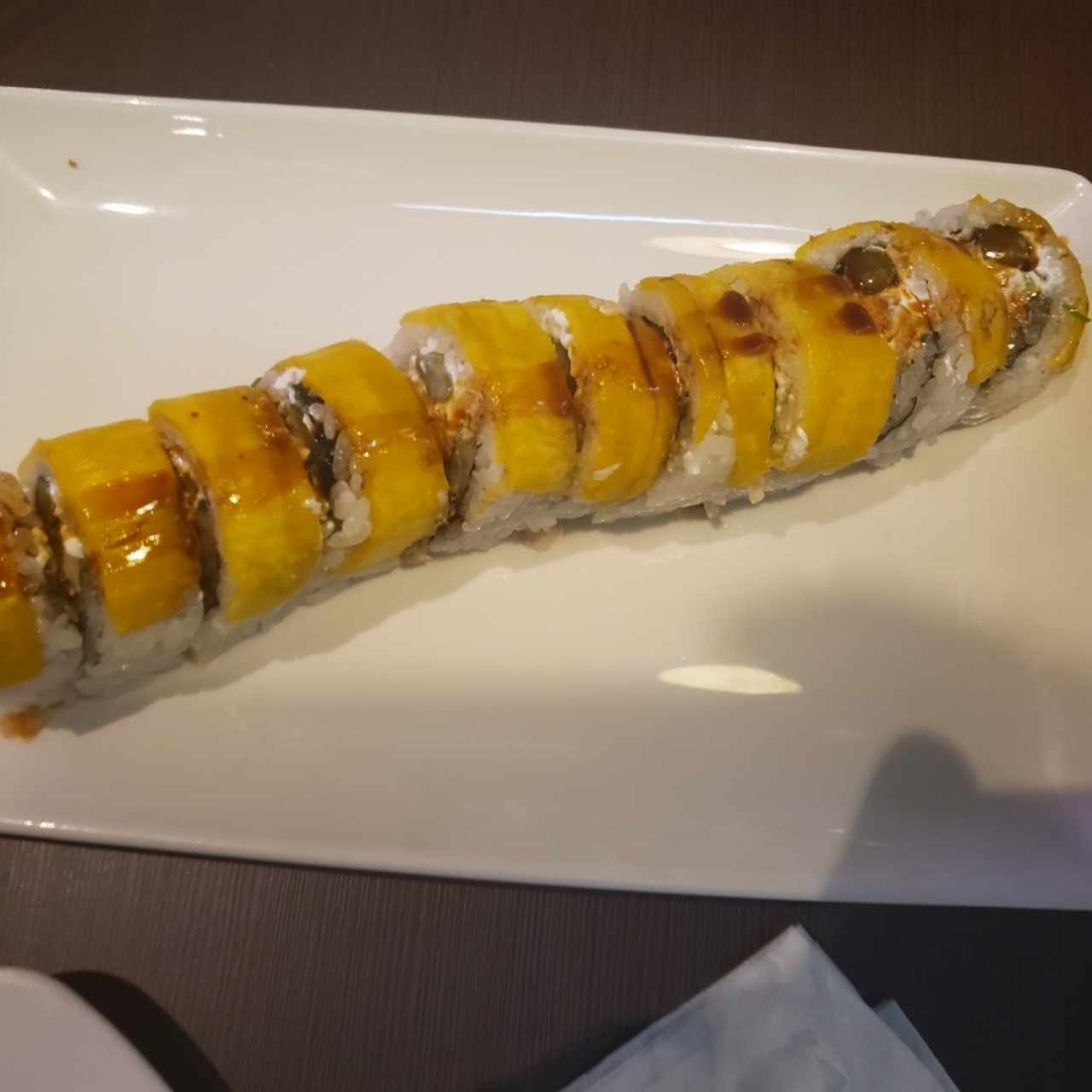 Roll con plátano estaba muy bueno 