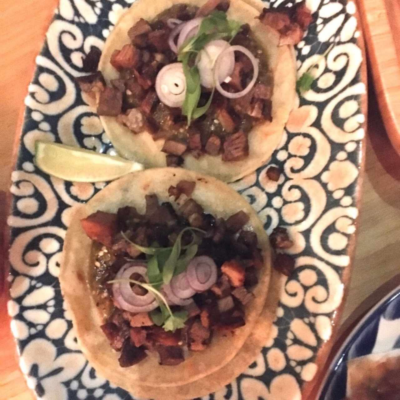 Tacos de lengua 