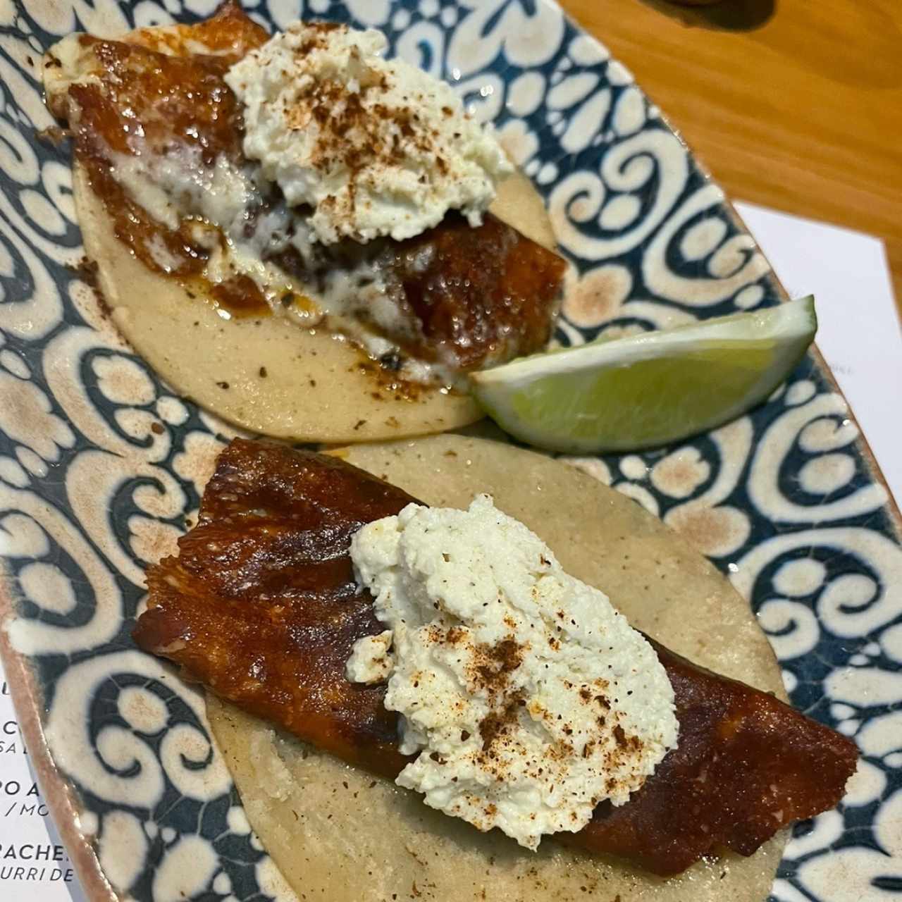 Taco de Chorizo