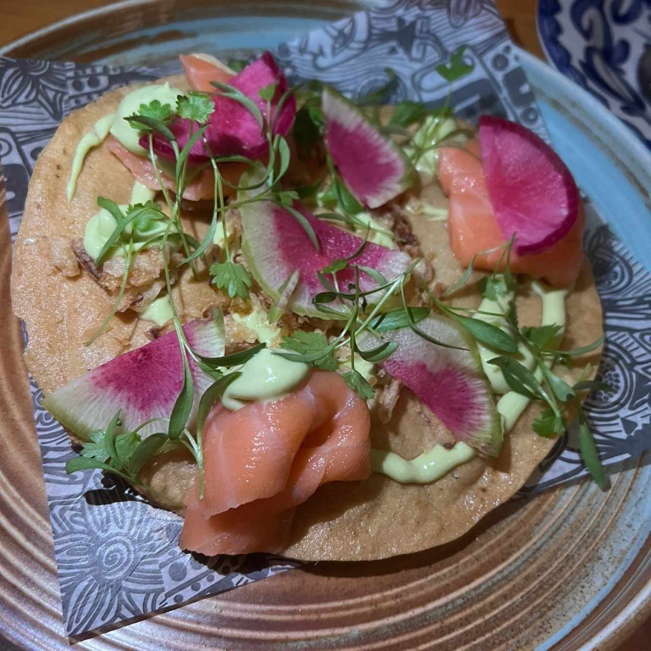 Tostada de Salmón