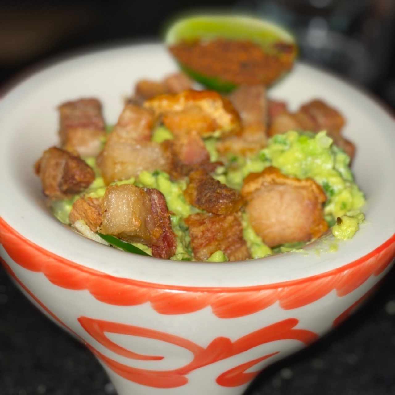 Chicharron y Guacamole