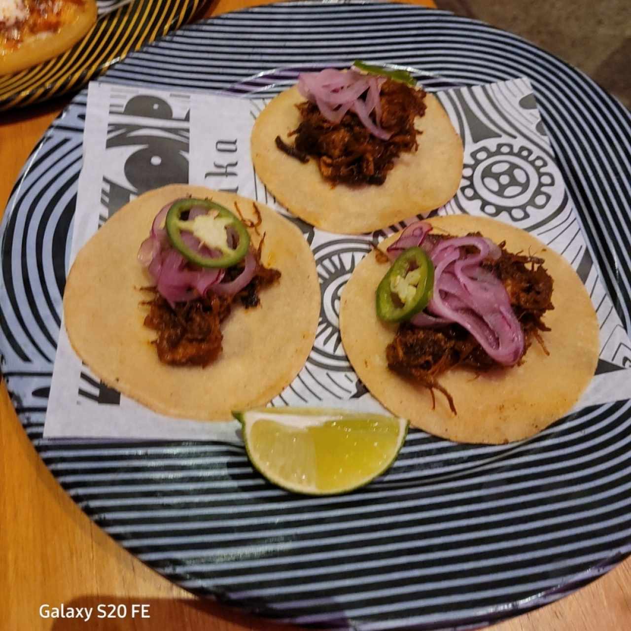 taco de cochinita pibil