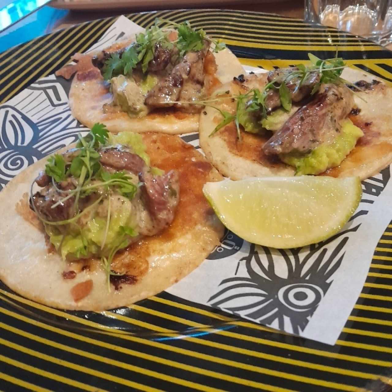 tacos de entraña