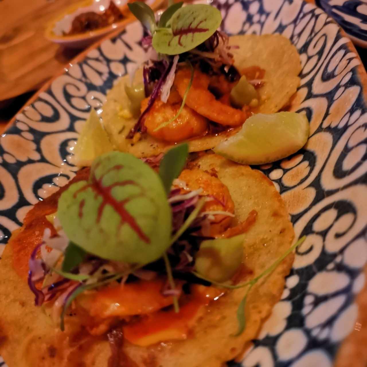 tacos de camarones