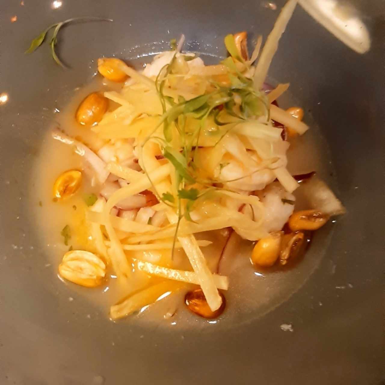 CEVICHE DEL ATLANTICO EN TEXTURA