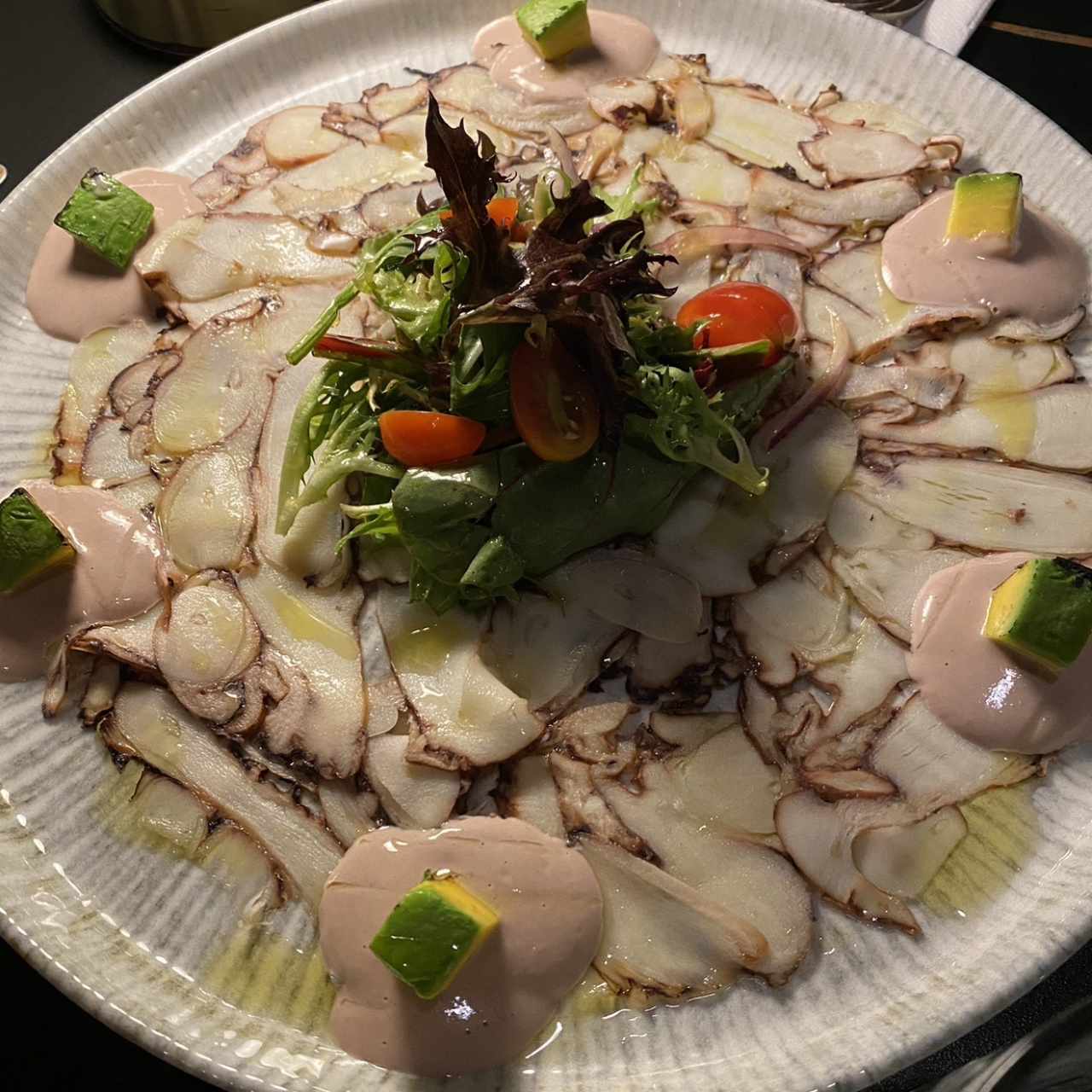 APETAIZERS - CARPACCIO DE PULPO