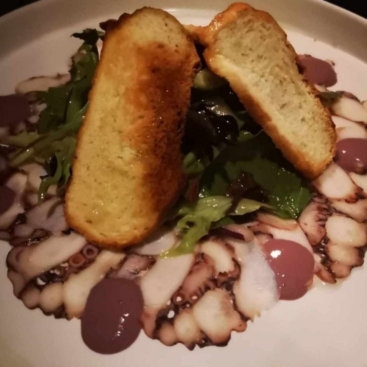 APETAIZERS - CARPACCIO DE PULPO