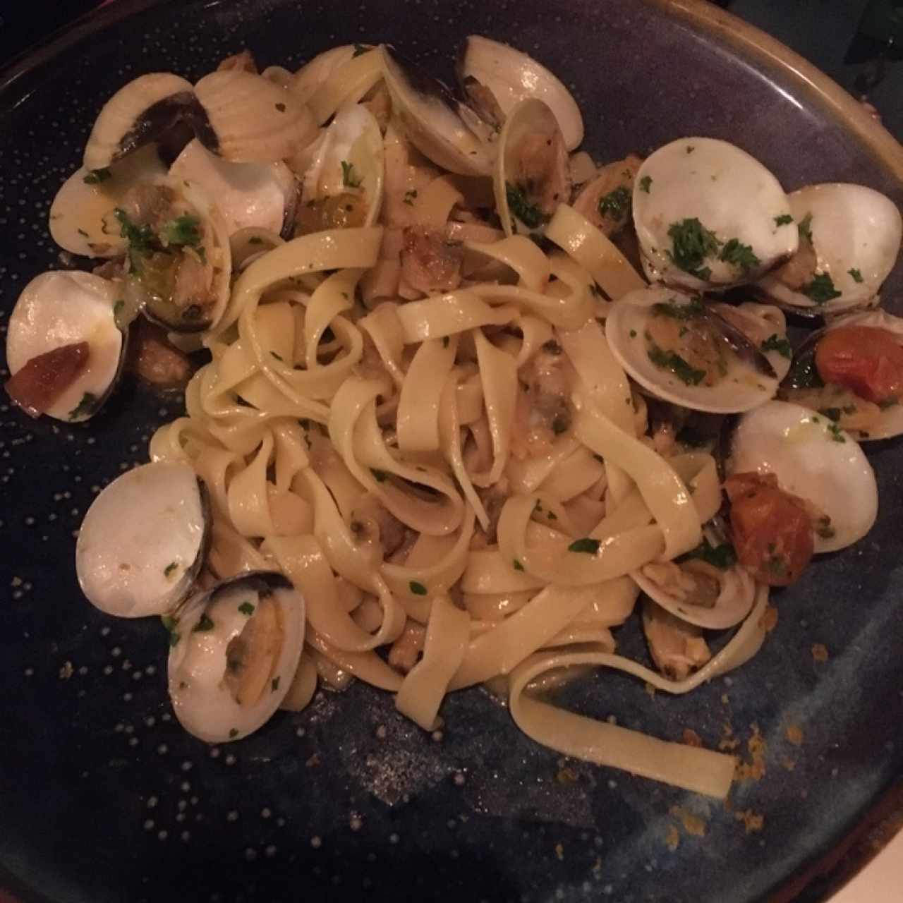 Fetuccine Vongole e Botarga