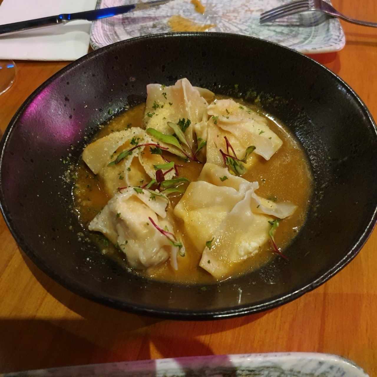 Para Compartir - Raviolis de Gamberoni