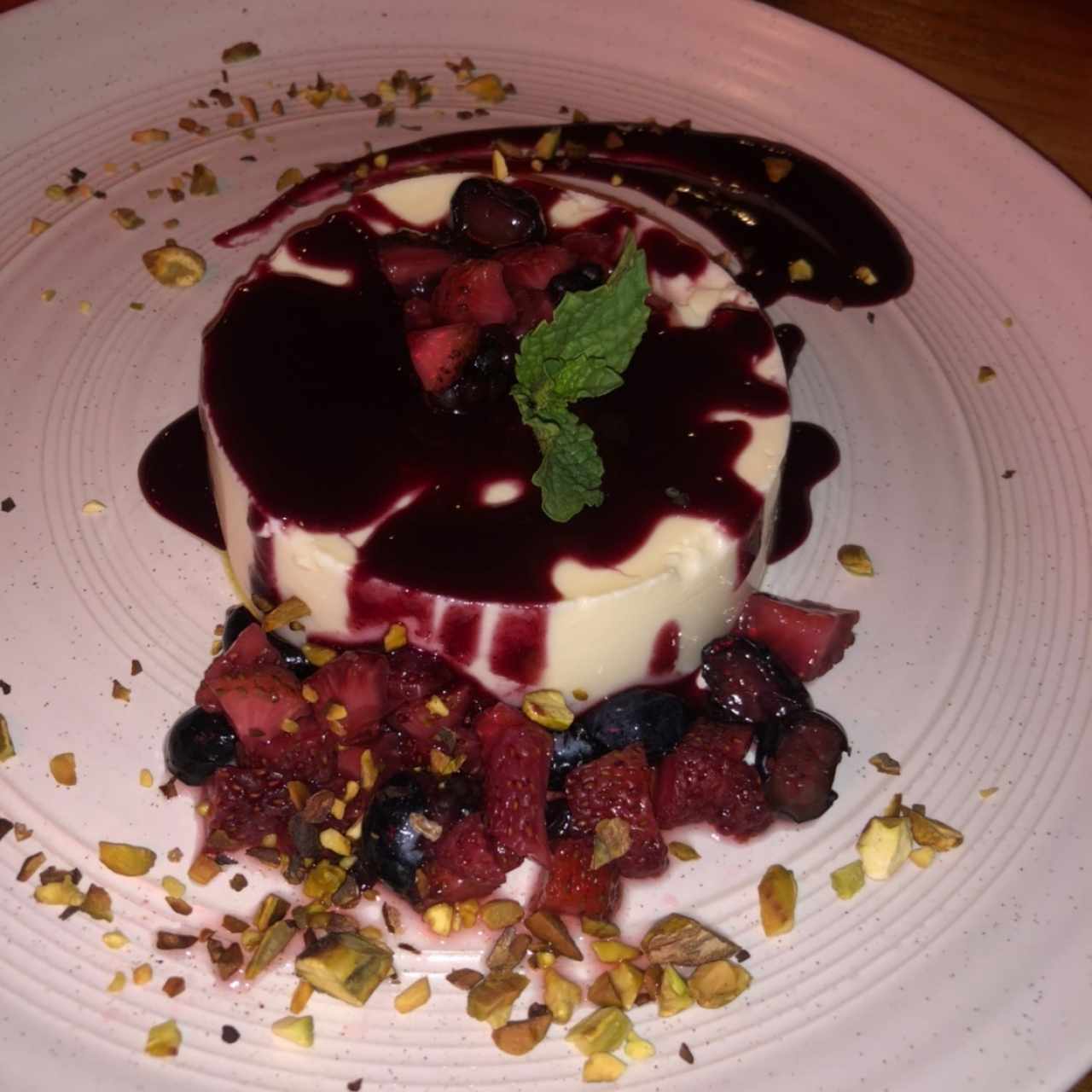 Panna Cotta in Fruto Rosso