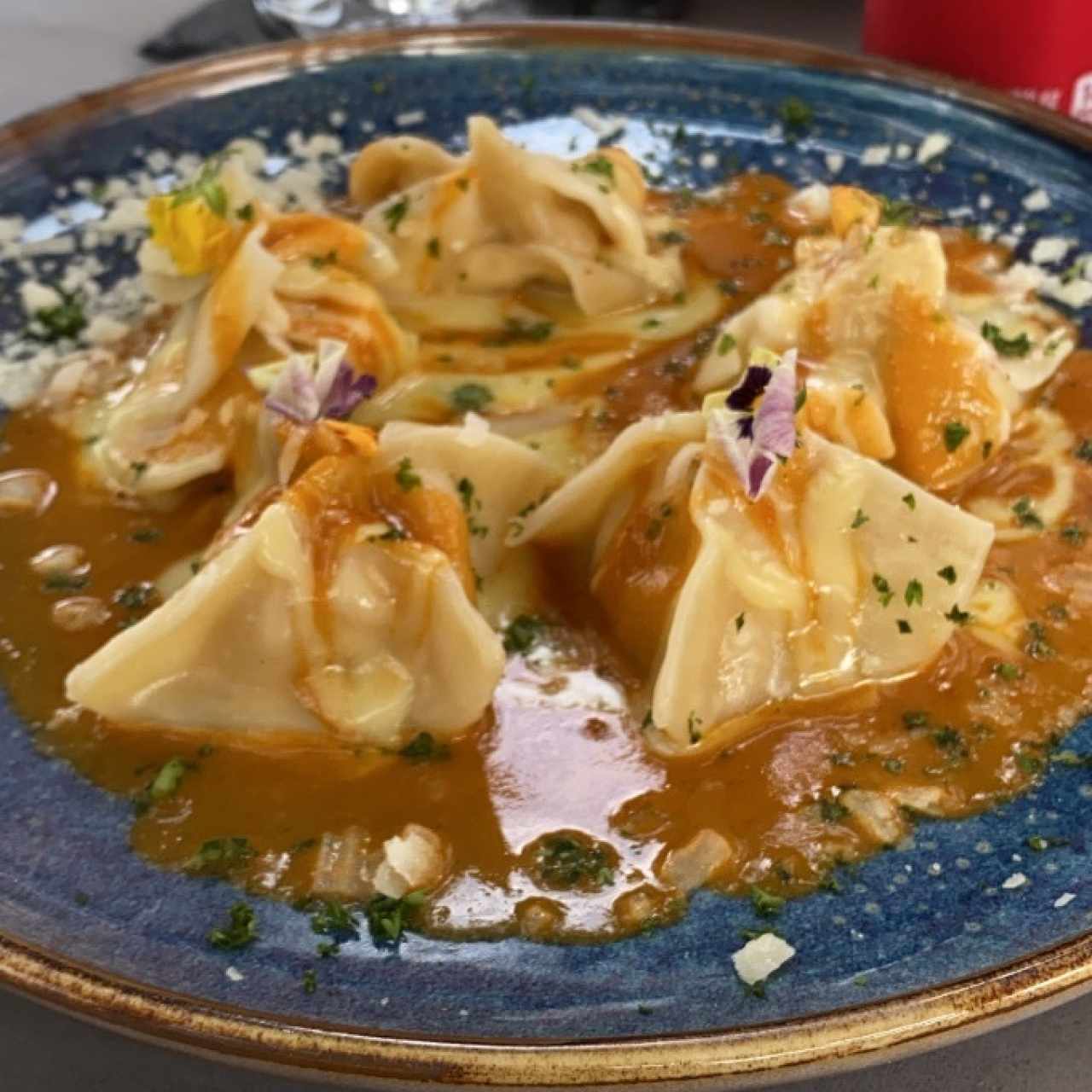 Para Compartir - Raviolis de Gamberoni