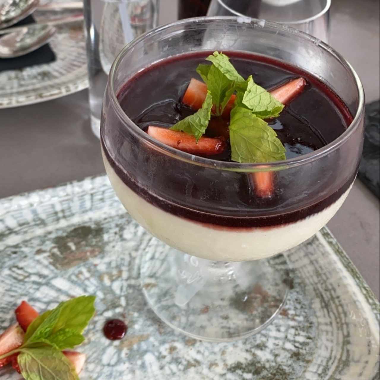 Panna Cotta in Fruto Rosso