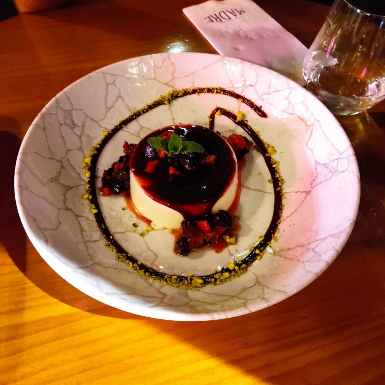 Panna Cotta in Fruto Rosso