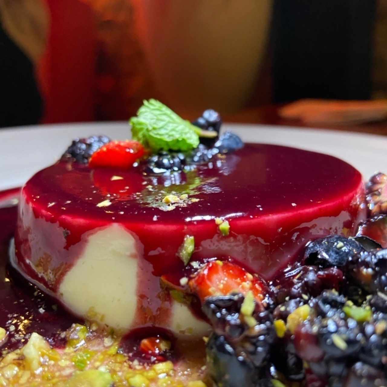 Panna Cotta in Fruto Rosso