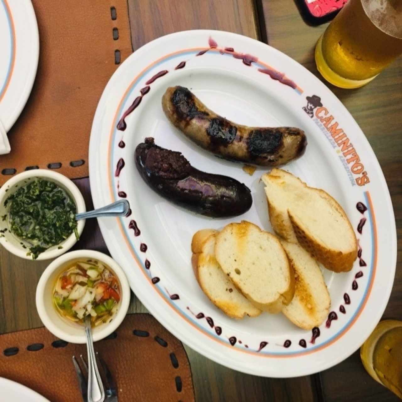 Picada de chorizo y morcilla