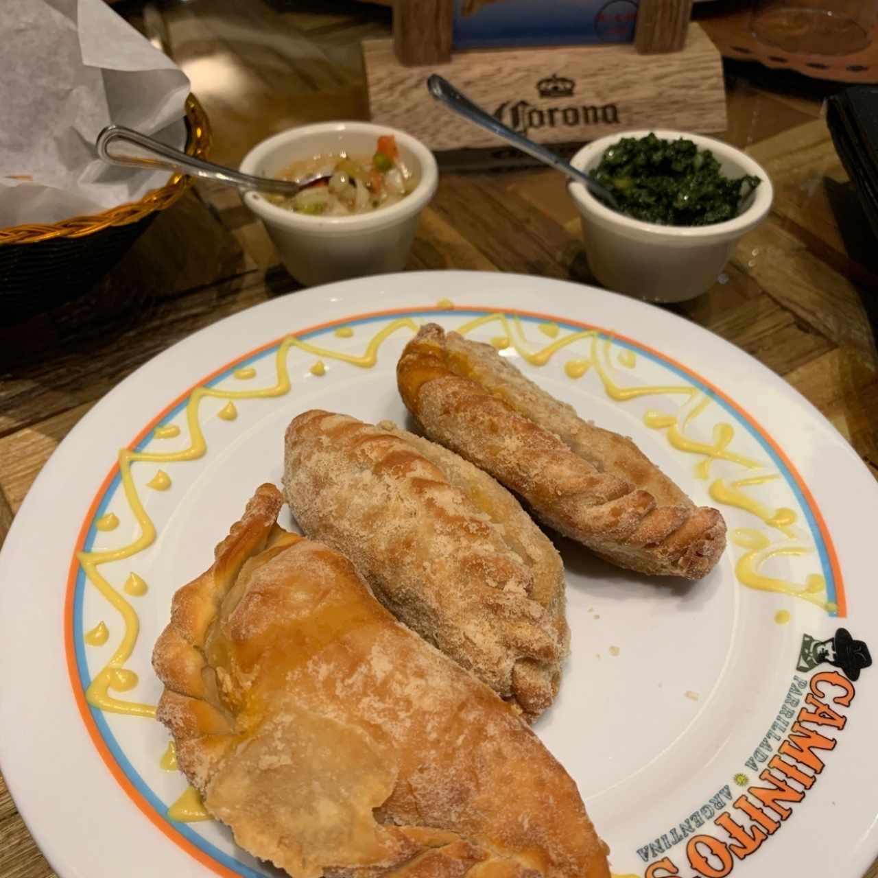 trio de empanadas