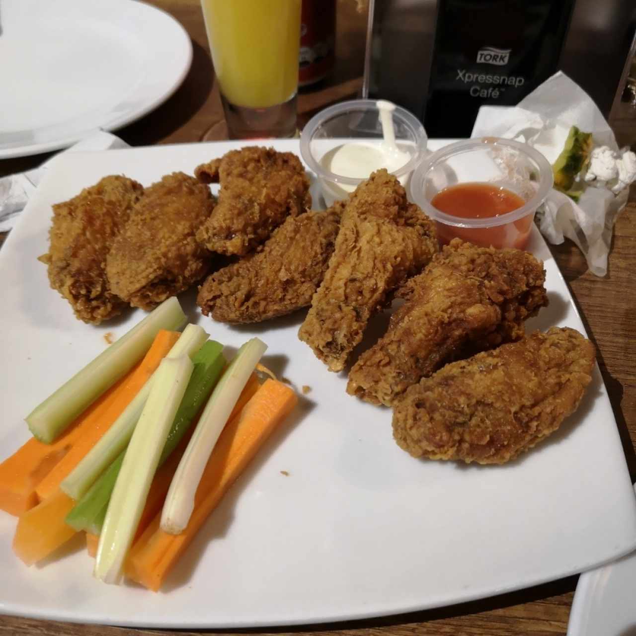 alitas de pollo