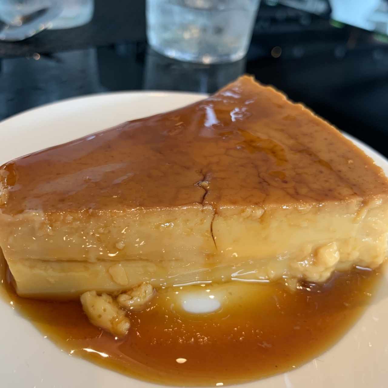 Flan de la casa