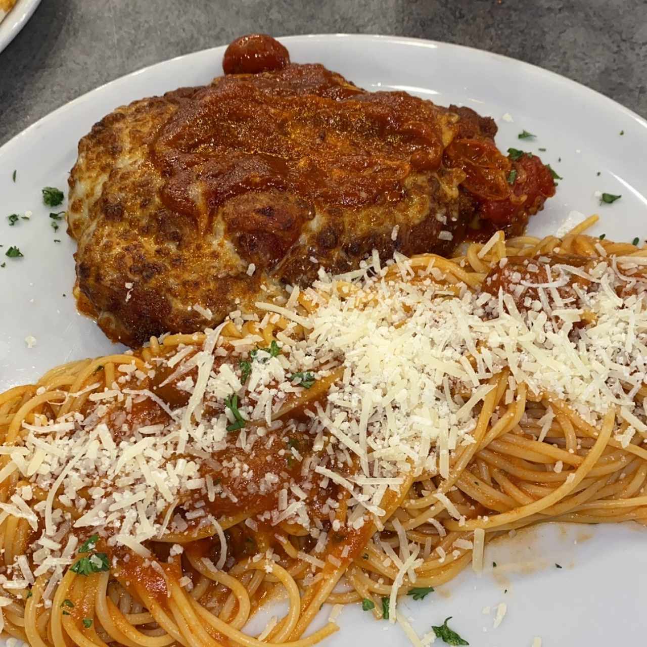 Filete de res a Parmesana