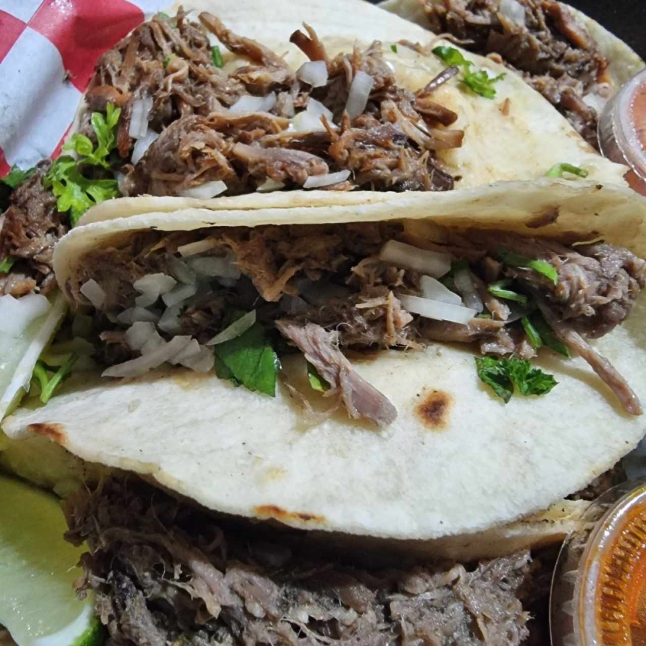 Tacos Carnitas y Cochinitas