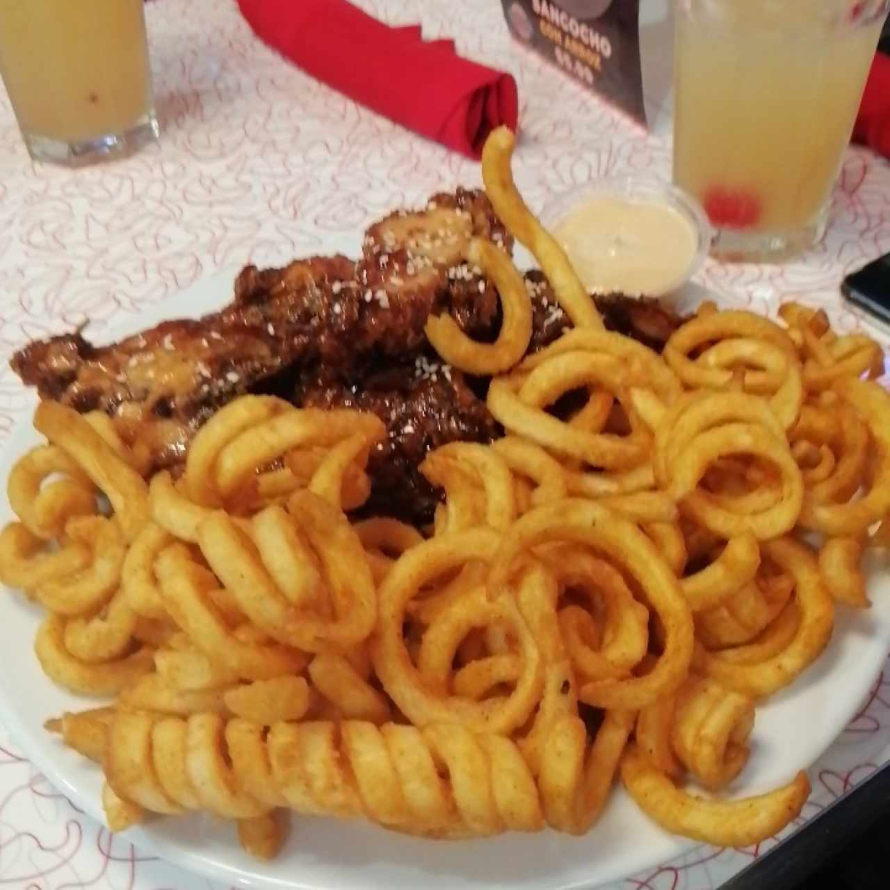 Pollo con papas