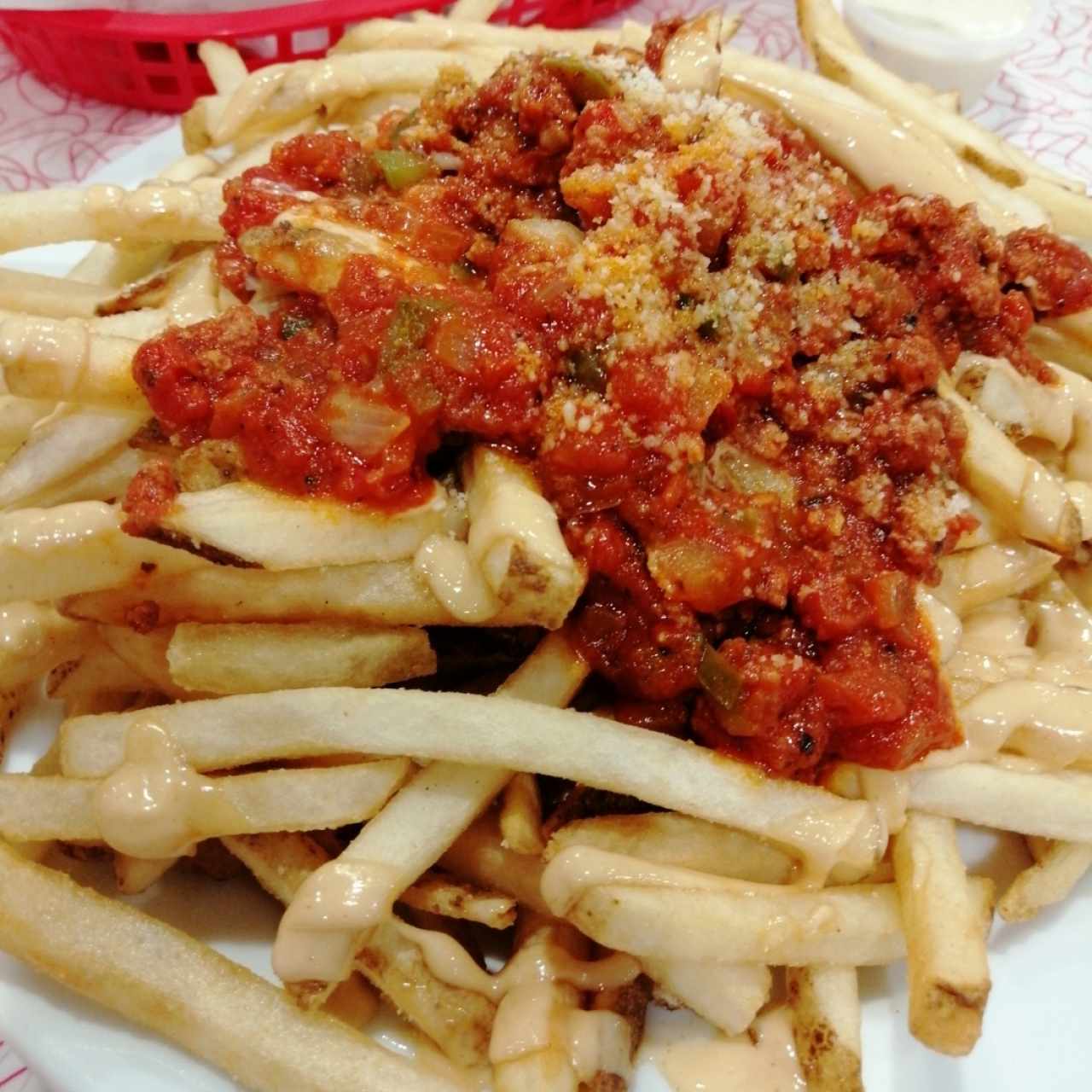 Papas a la Bolognesa