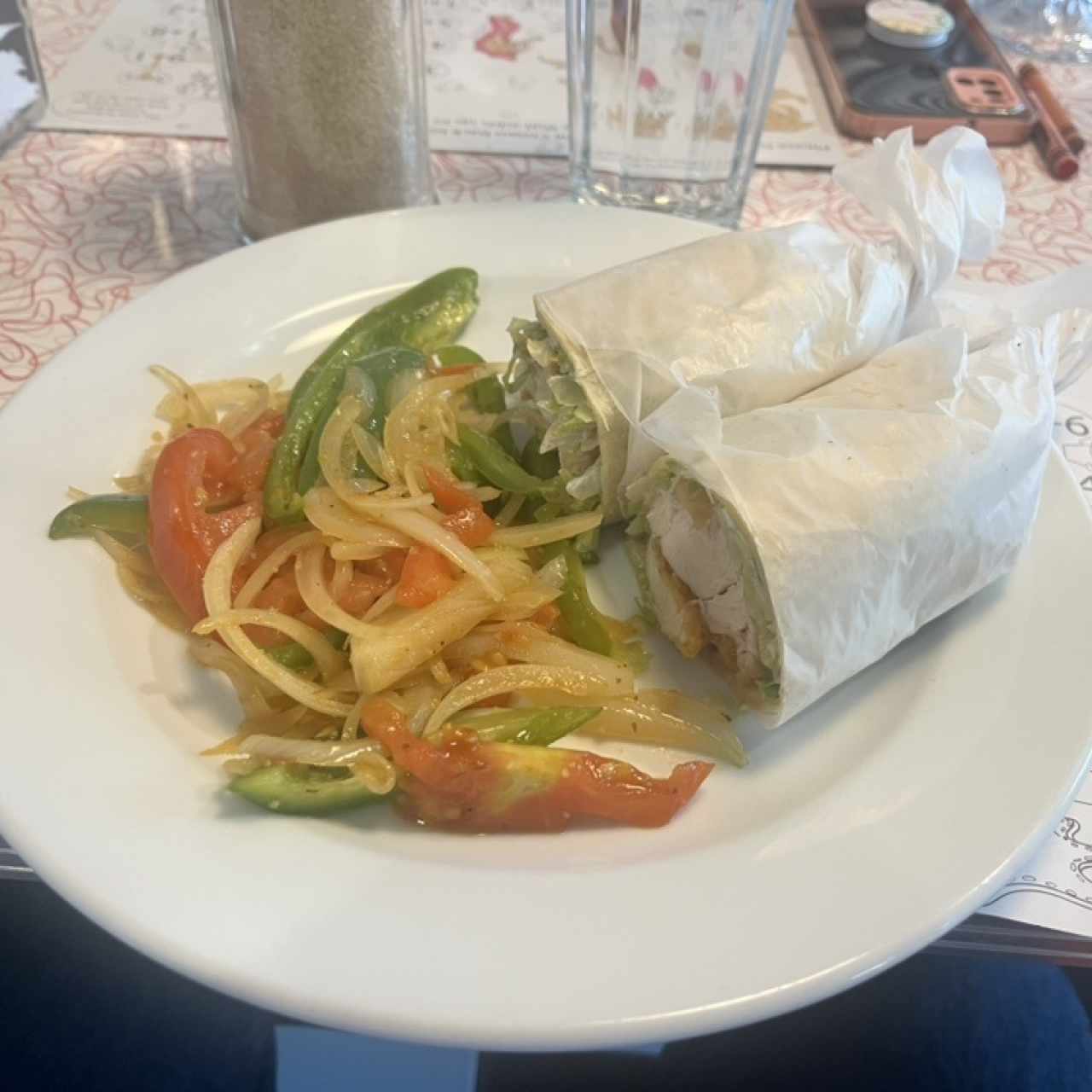 Chicken Wrap con Papas