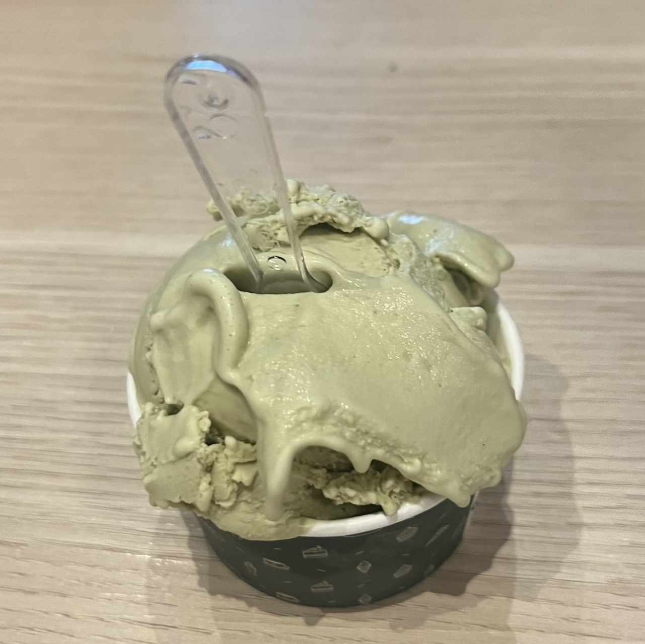 Helado de pistacho