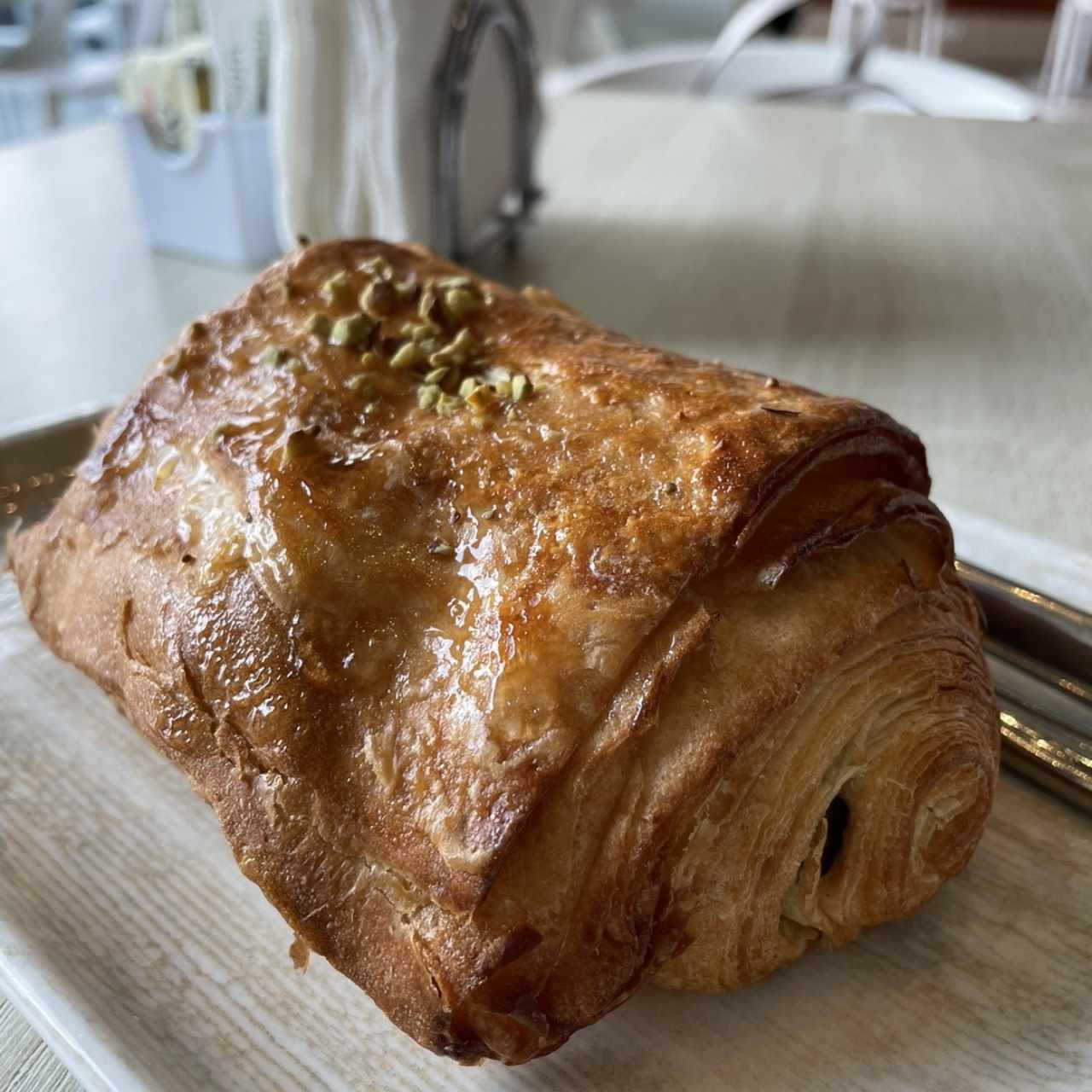 Croissant de chocolate