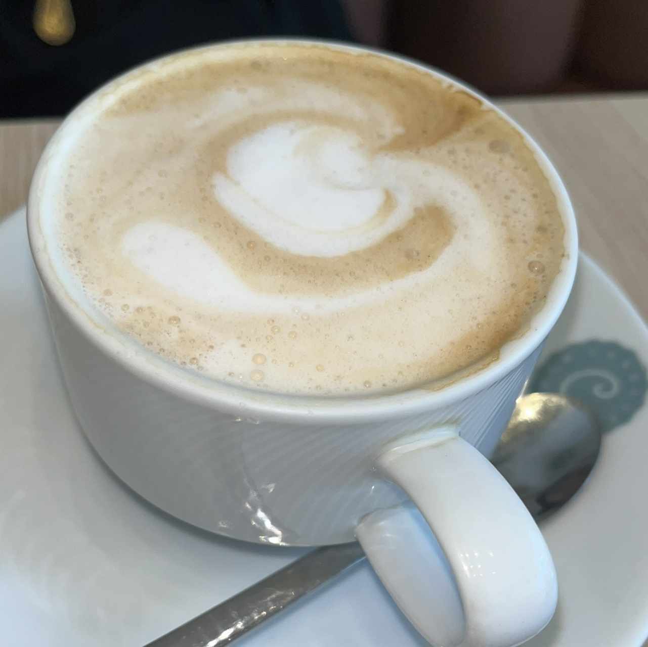 Capuccino con leche de almendras