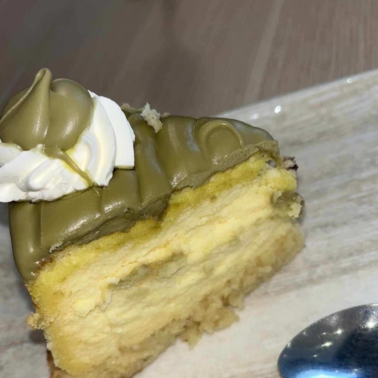 Cheesecake de pistacho 