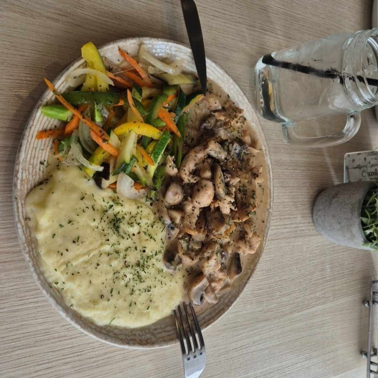 Strogonoff de Pollo 