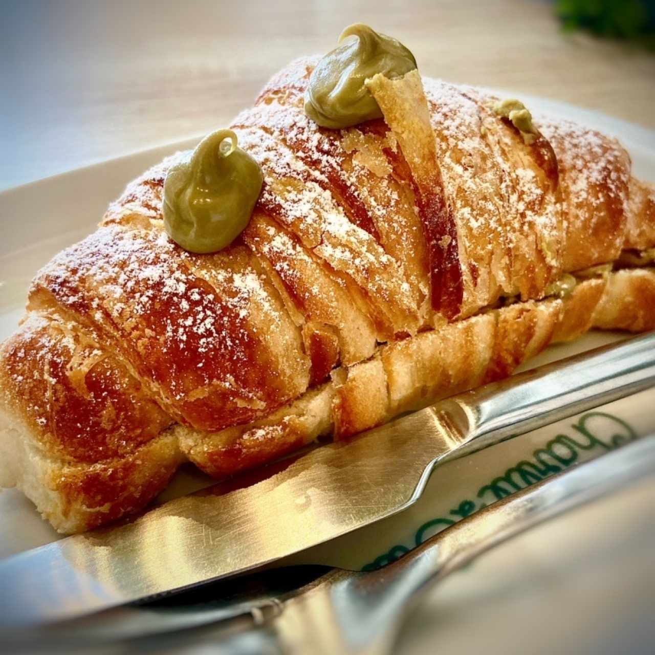 Croissant de pistacho 