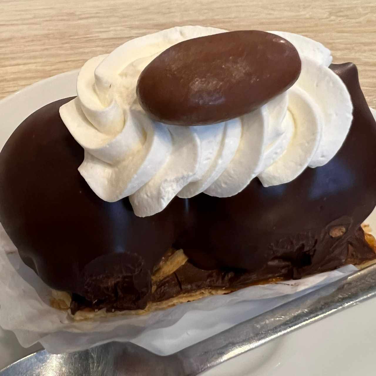 Profiterol de chocolate