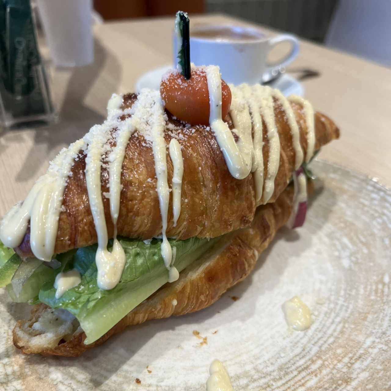 Croissant de salmón