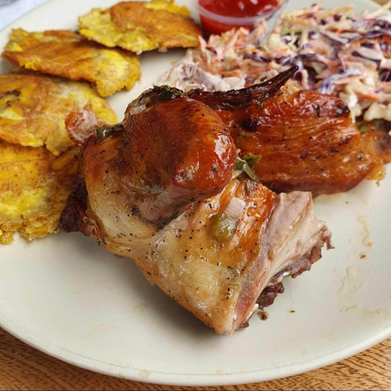 Plato Fuerte - 1/2 Pollo Rostizado