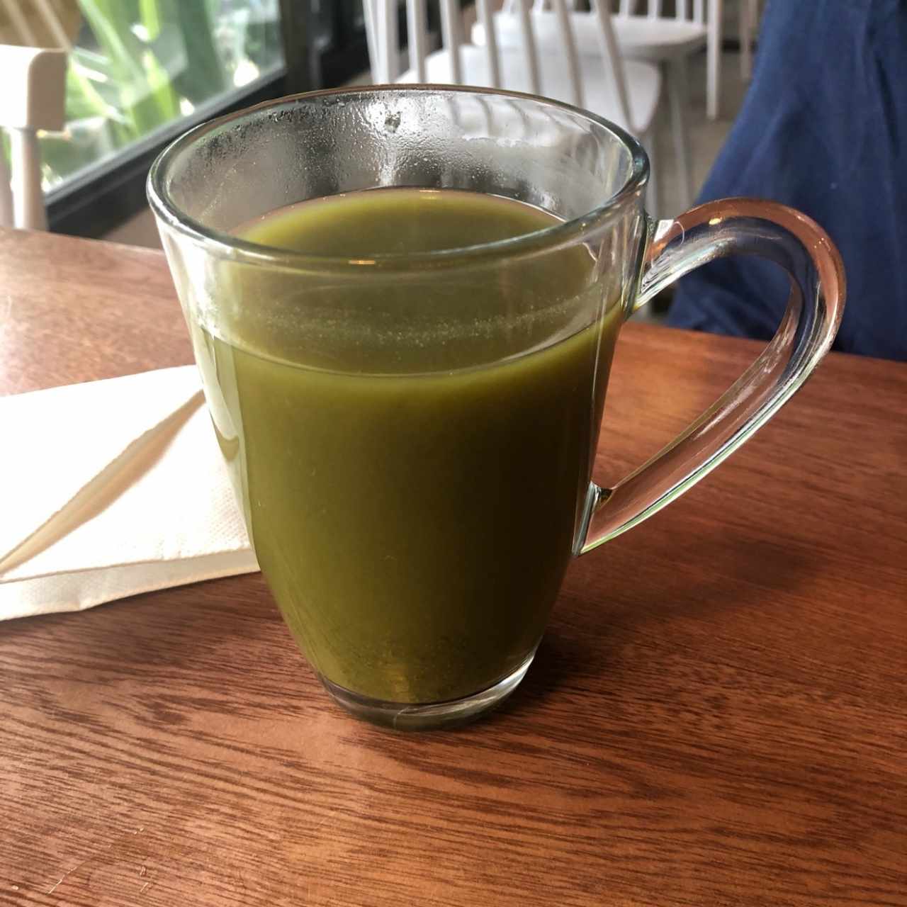 Té de Matcha con miel y limón