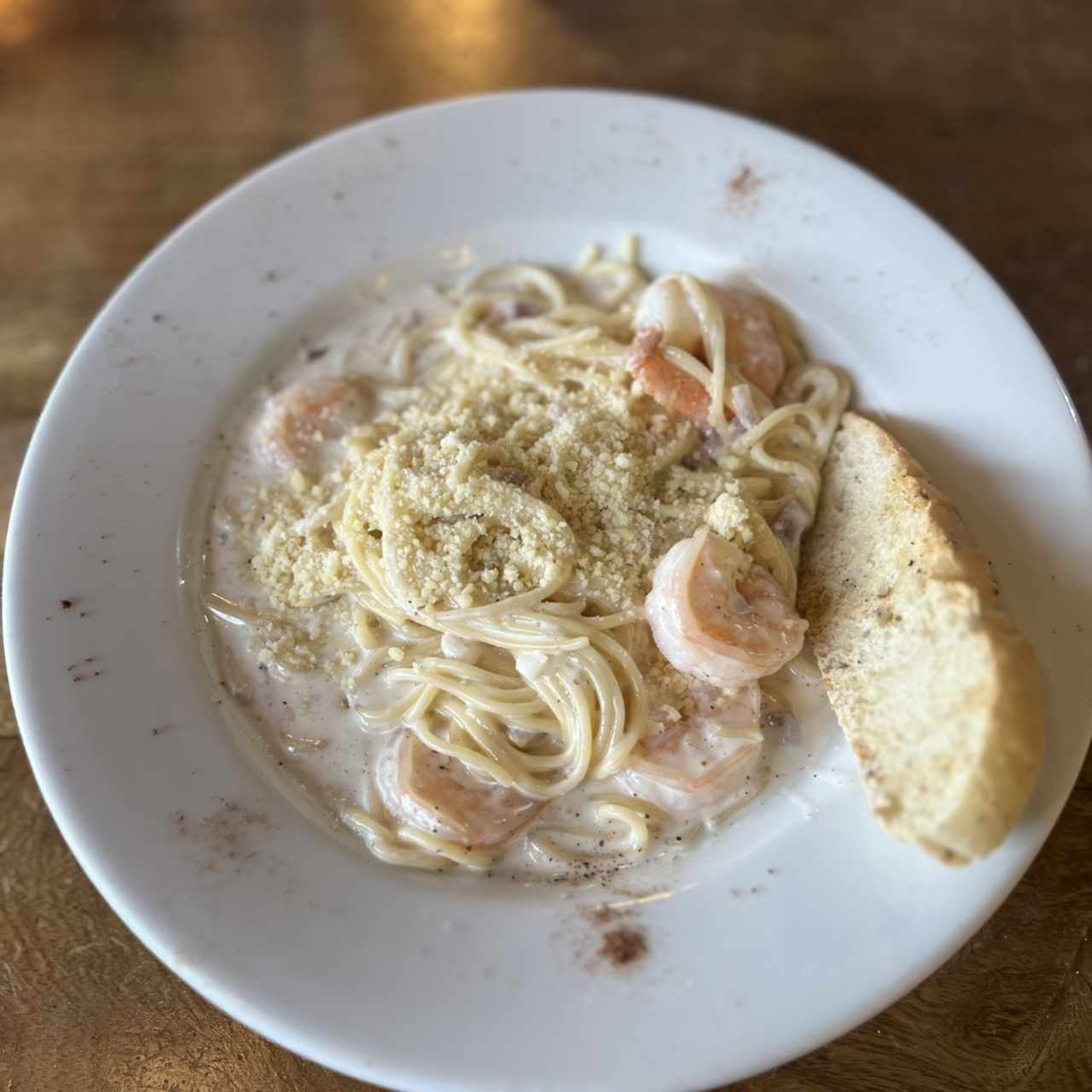 Pastas - Alfredo Con Camarones