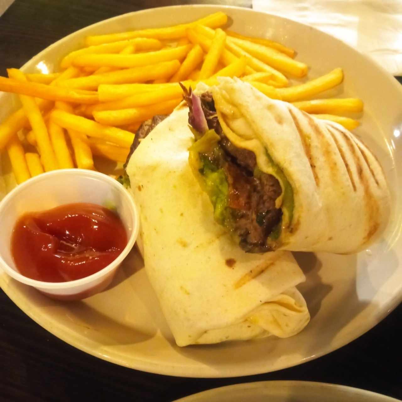 wrap de carne