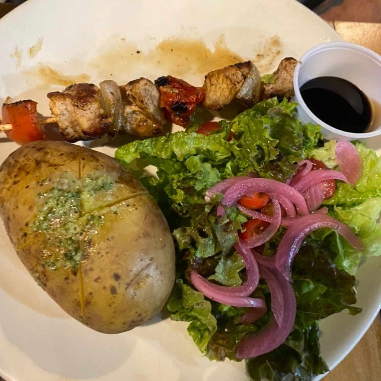 Plato Fuerte - Brocheta de Pollo