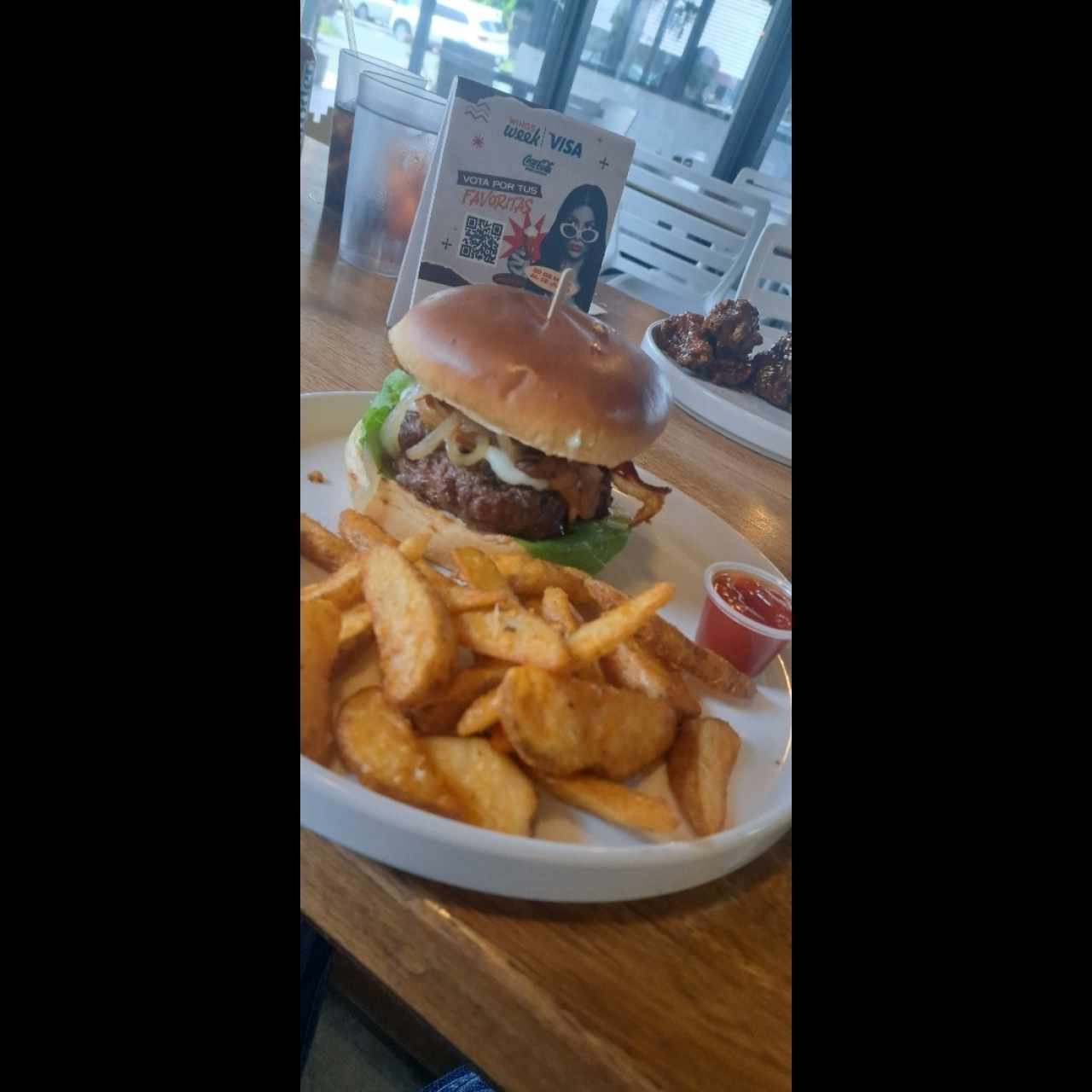 hamburguesa con tocino
