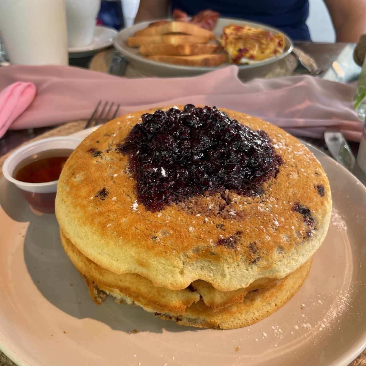 pancake frutos rojos 